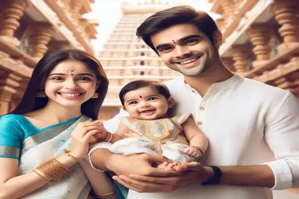 Infant Darshan Parents