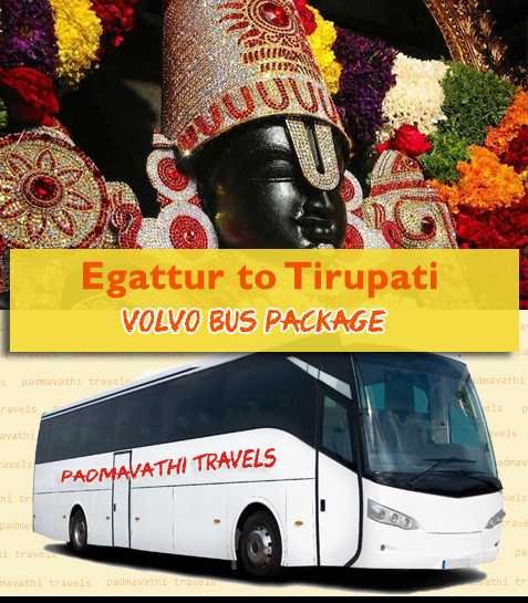 egattur to tirupati bus package